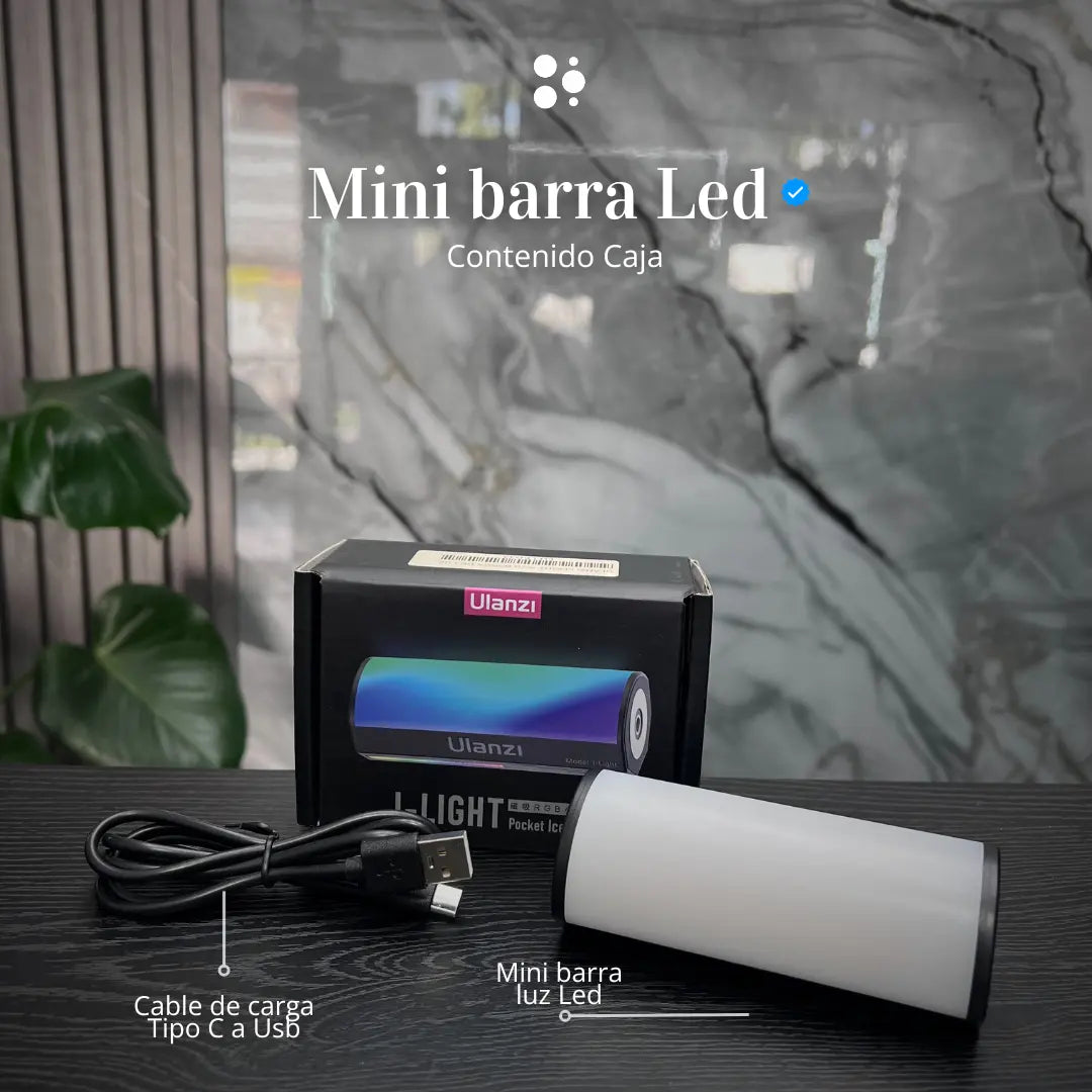 Mini Barra LED RGB Magnetica 10cm Ulanzi i-Light