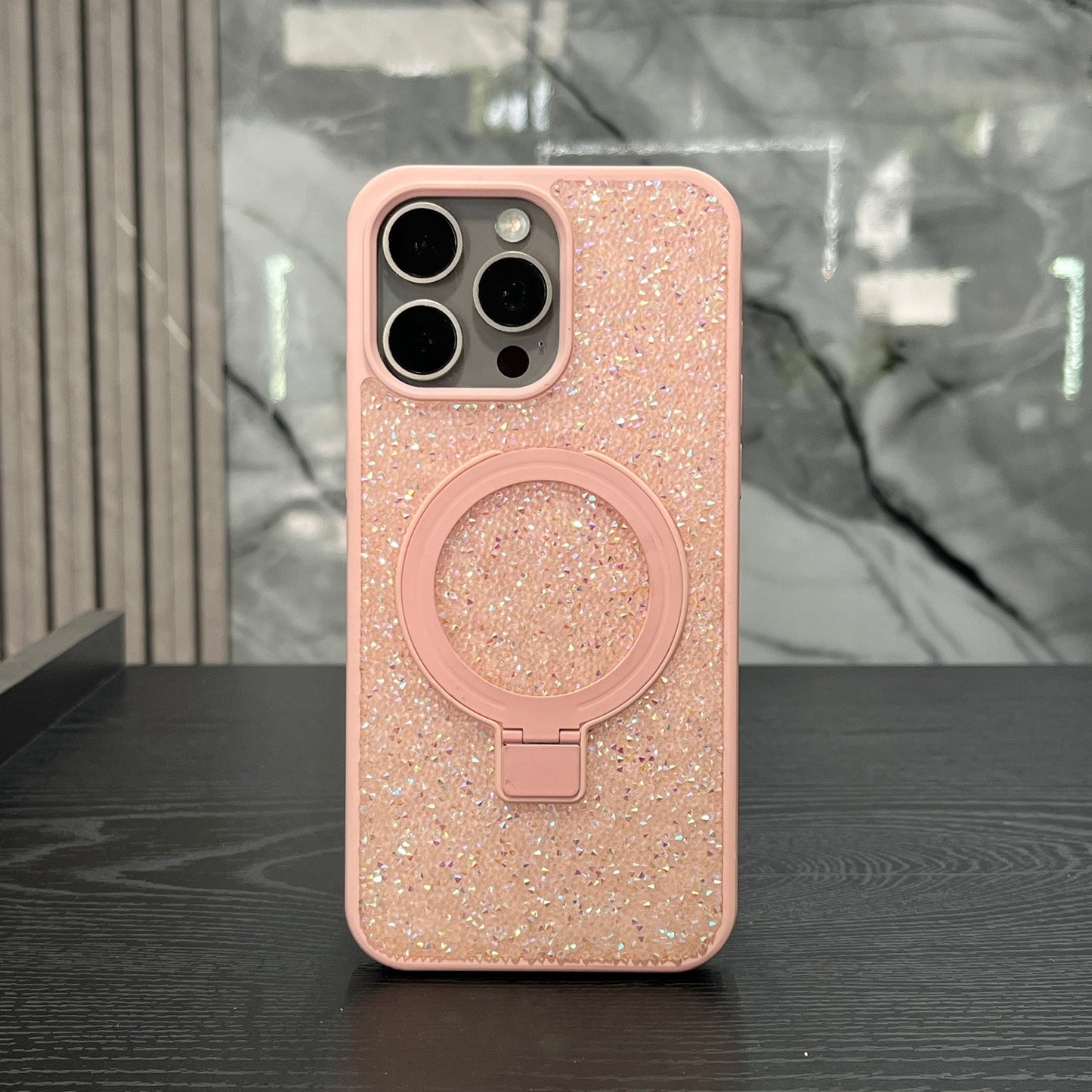 Case Swarovski Soporte Rosa