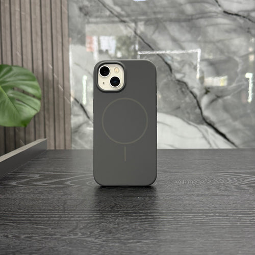 Case Silicone MagSafe Gris Claro