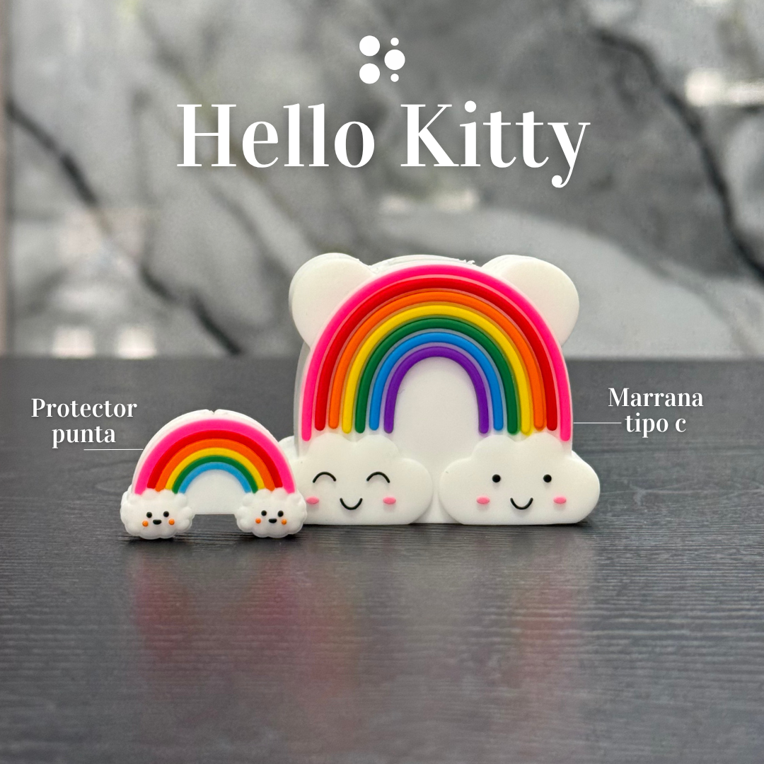 Protector de Cargador Arcoiris