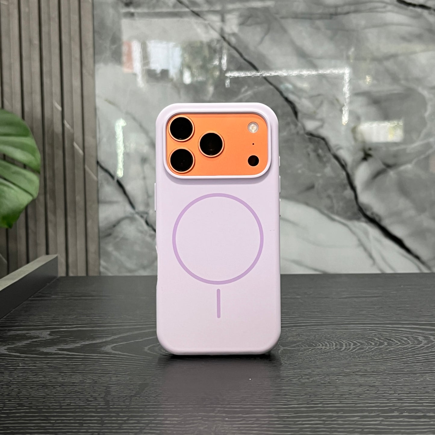 Case Silicone MagSafe Lila