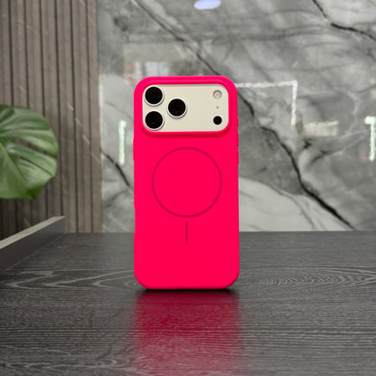 Case Silicone MagSafe Fucsia