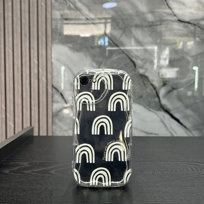 Case Goma Arcoíris Blanca