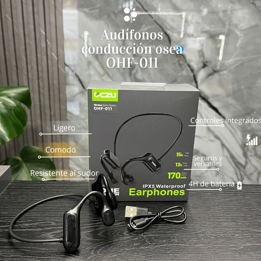 Audifonos conducción osea Oczu OHF-011