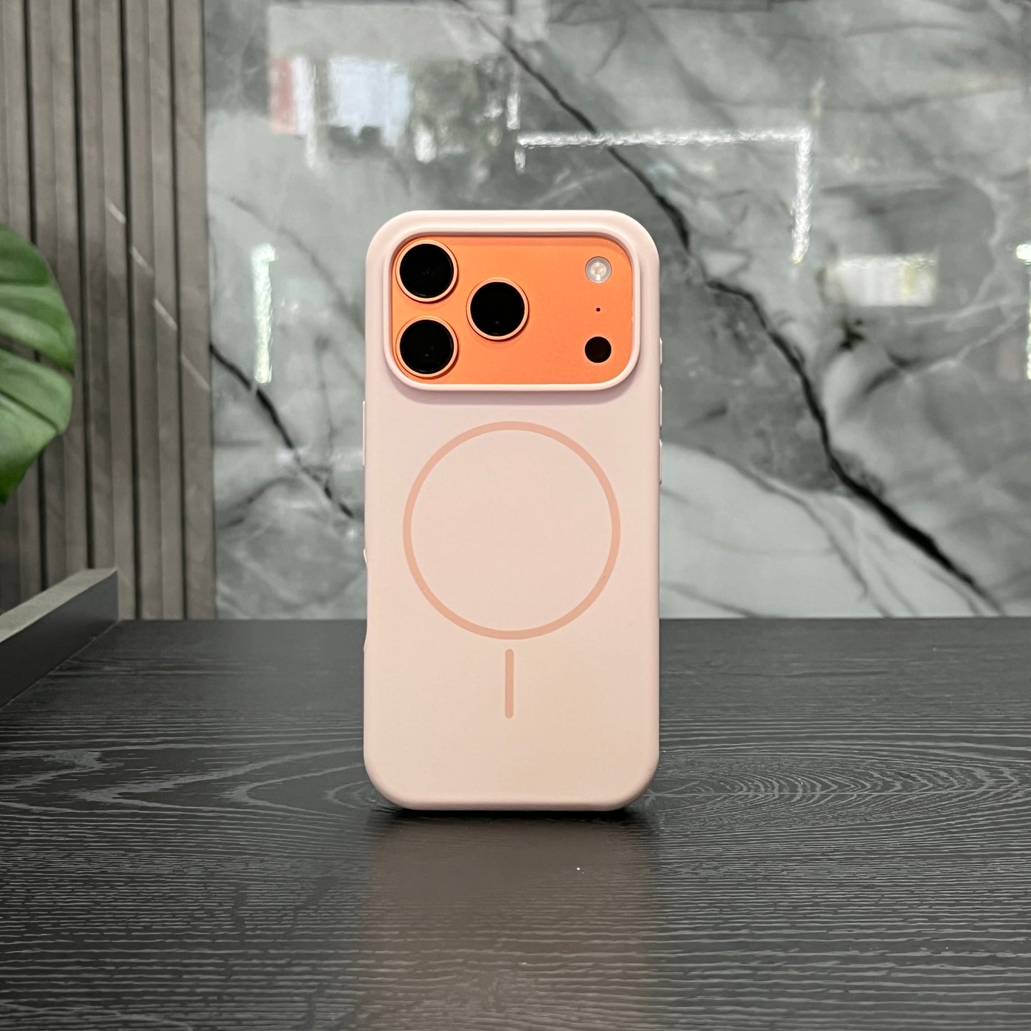 Case Silicone MagSafe Rosado