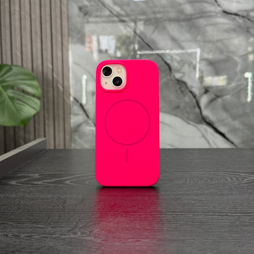 Case Silicone MagSafe Fucsia