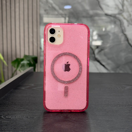 Case MagSafe Brillo Fucsia