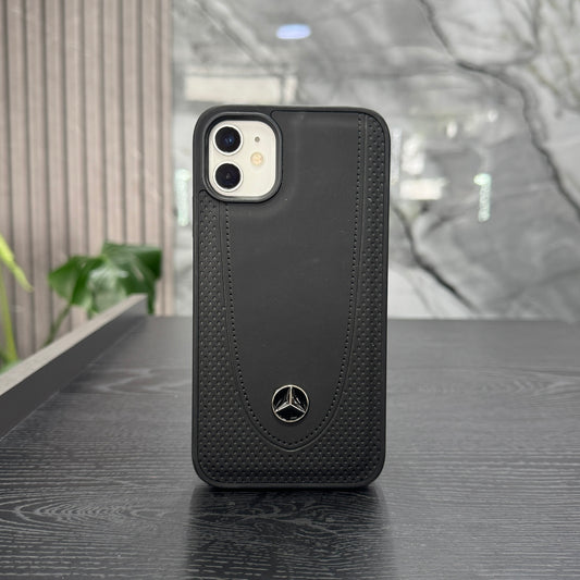 Case Carbón Mercedes Logo Abajo