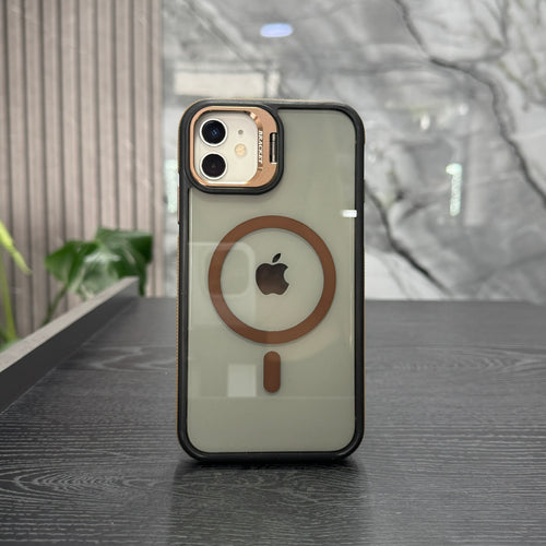 Case MagSafe Polarizado Soporte Cafe