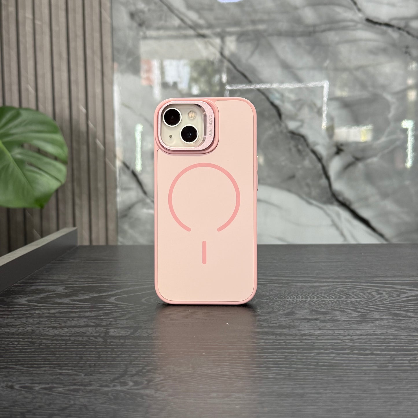 Case Pro MagSafe Soporte Rosado