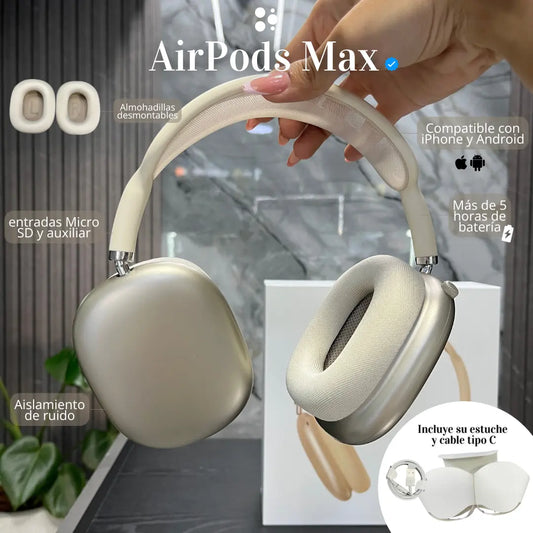 AirPods Max 2 Calidad Full 1.1 Blanco Estelar
