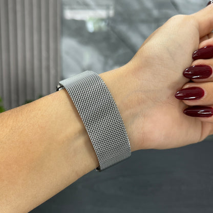 Pulso Metálico Plateado