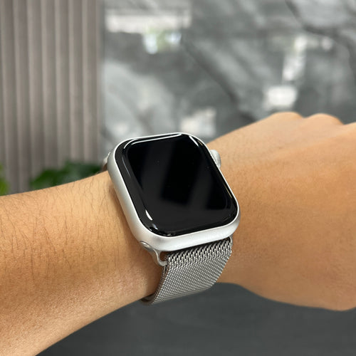 Pulso Metálico Plateado