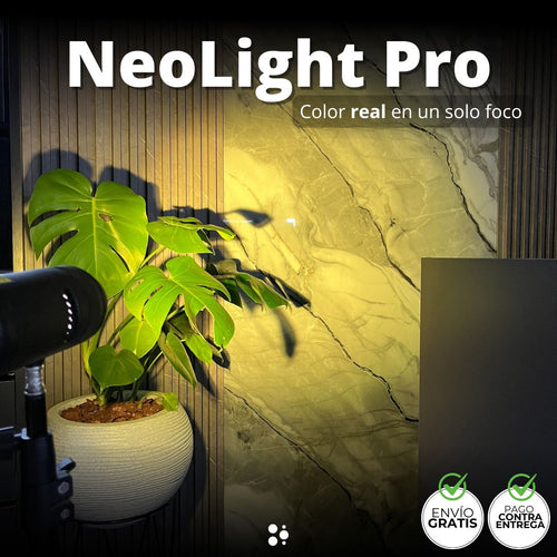 NeoLight Pro – Potencia, color real y control total en un solo foco