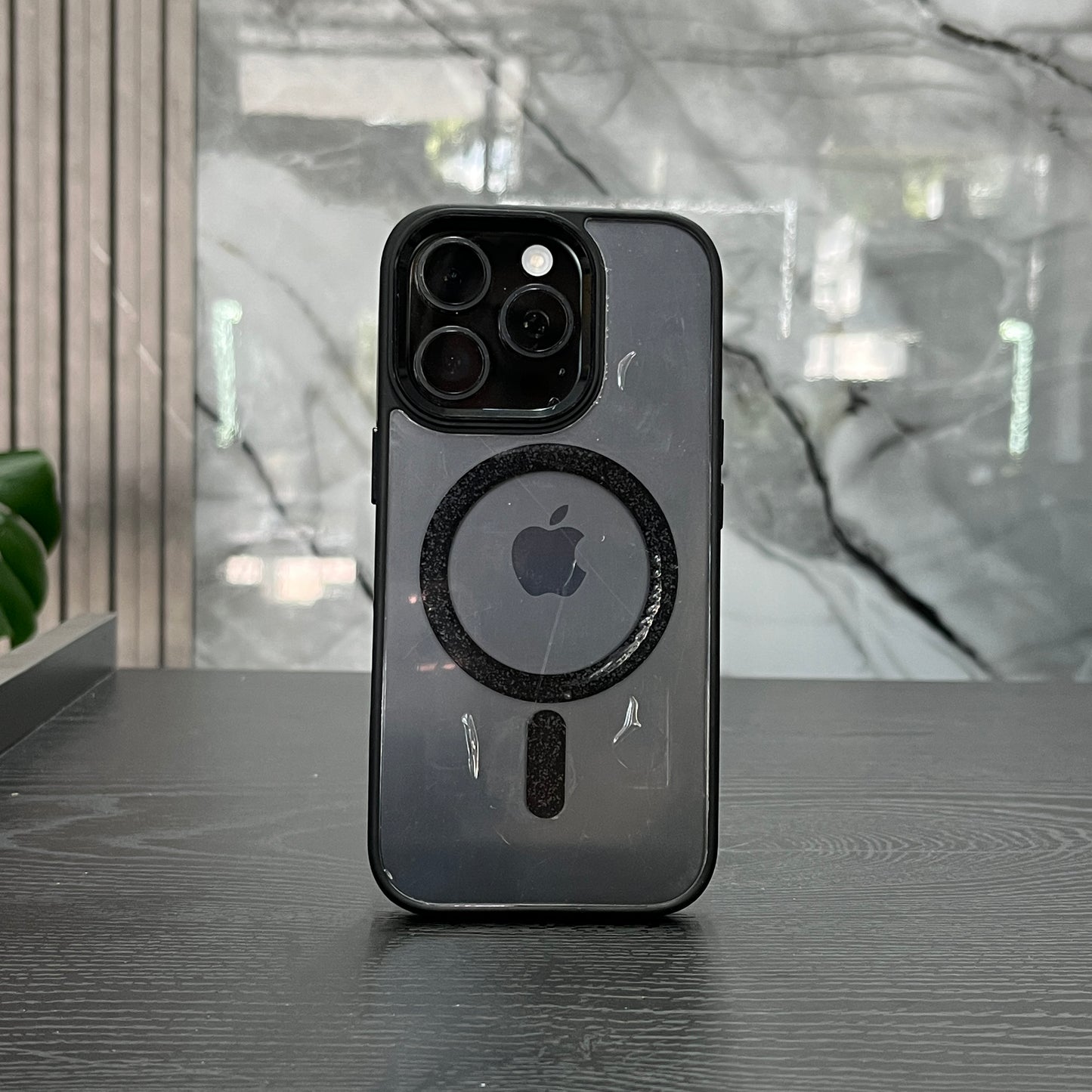 Case MagSafe Lujo Negro