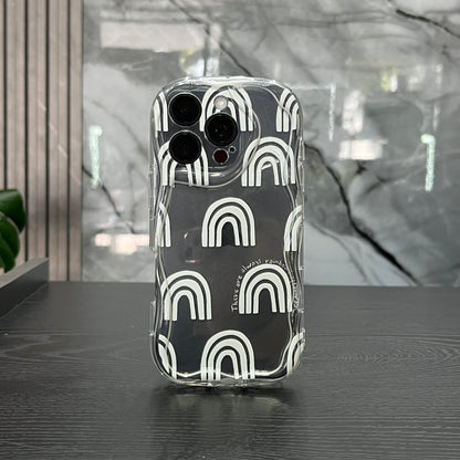 Case Goma Arcoíris Blanca
