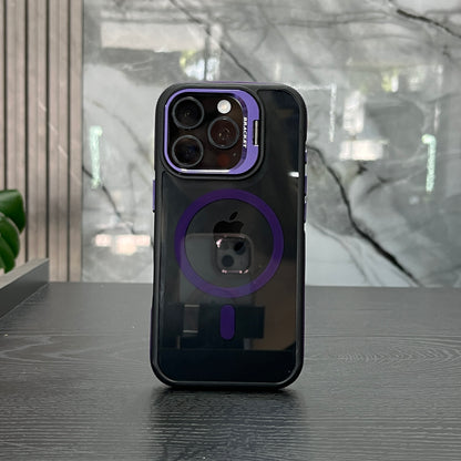 Case MagSafe Polarizado Soporte Morado