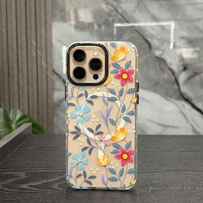 Case MagSafe Flowers Colorido