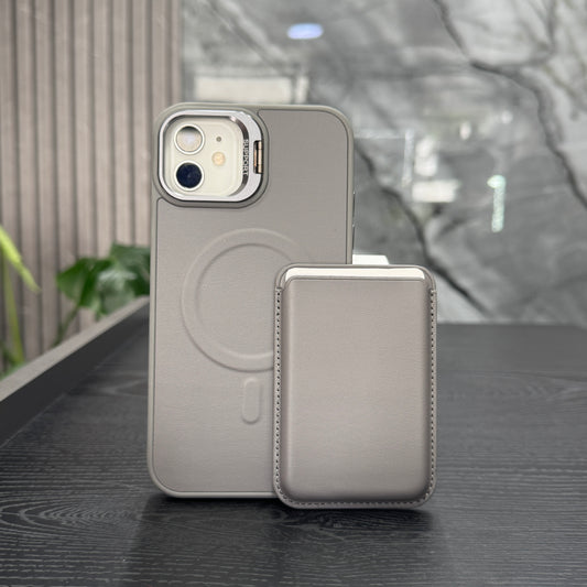 Case Tarjetero Gris