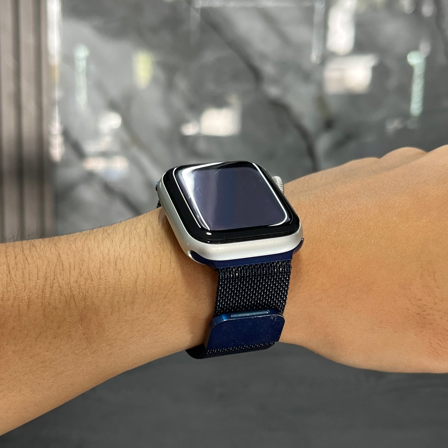 Pulso Metalico Azul Oscuro