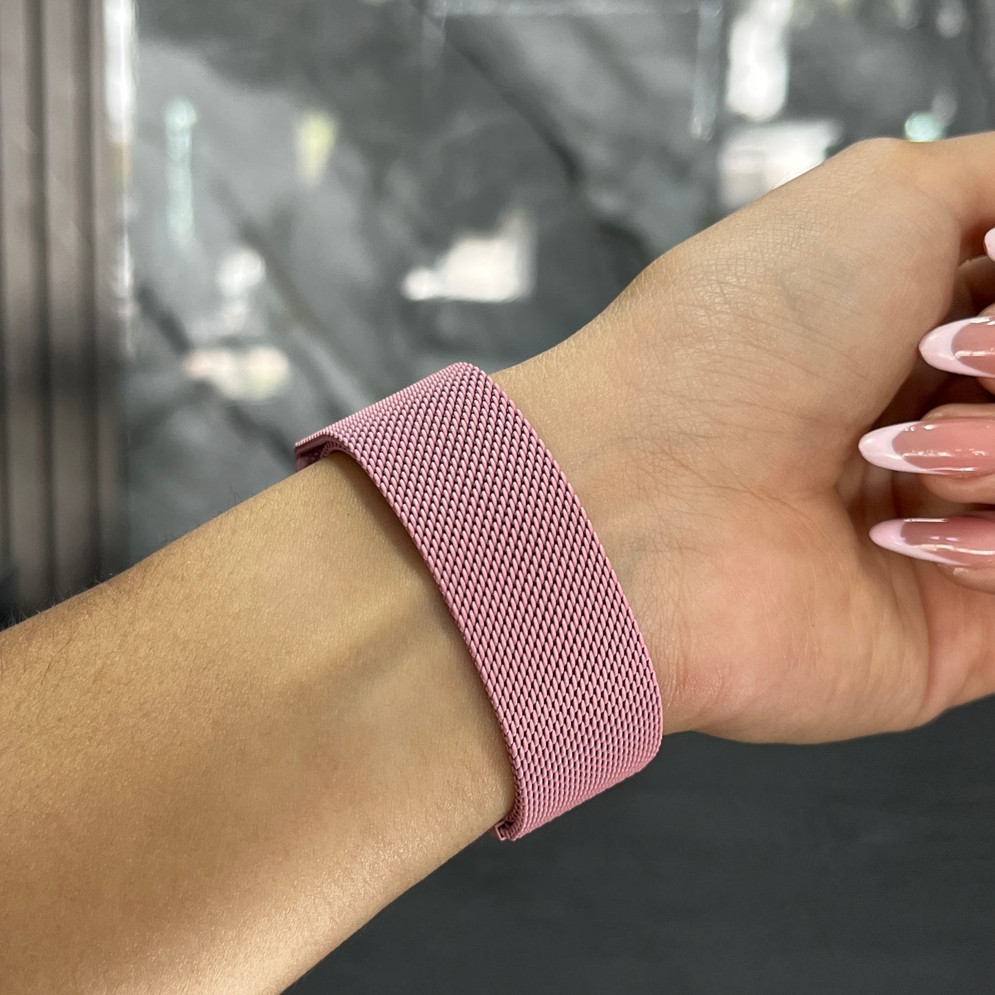 Pulso Metálico Rosado