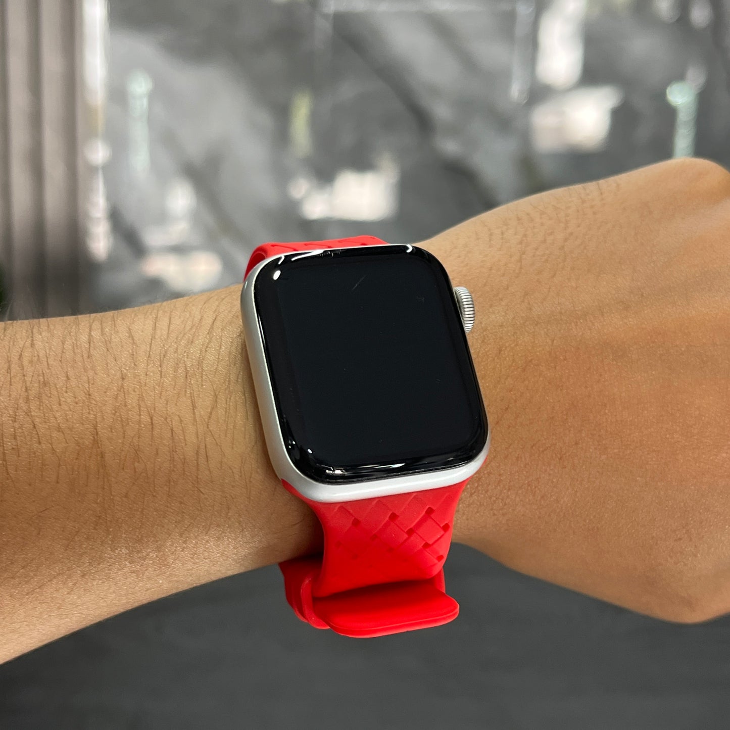 Pulso Silicona 2 Rojo