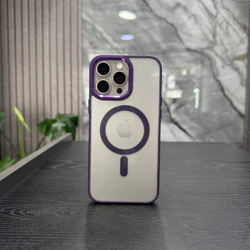 Case Lujo Magsafe Morado