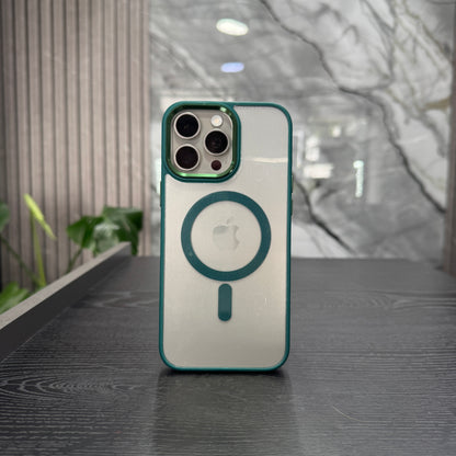 Case MagSafe Lujo Verde