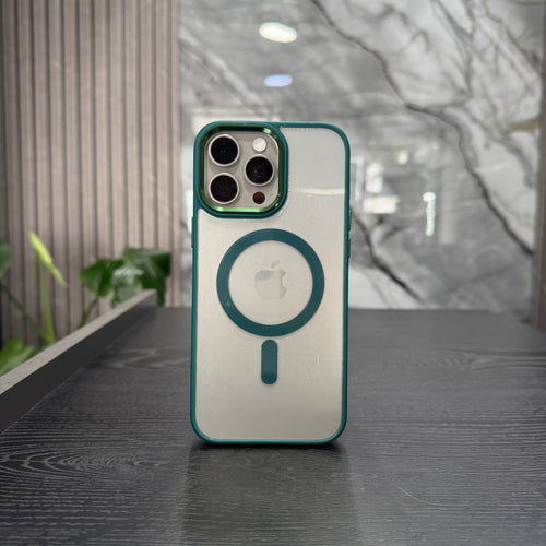 Case MagSafe Lujo Verde