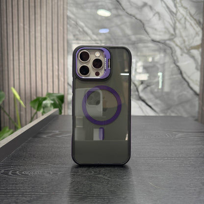 Case MagSafe Polarizado Soporte Morado