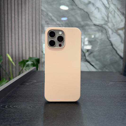 Silicone Case Beige Sin Logo