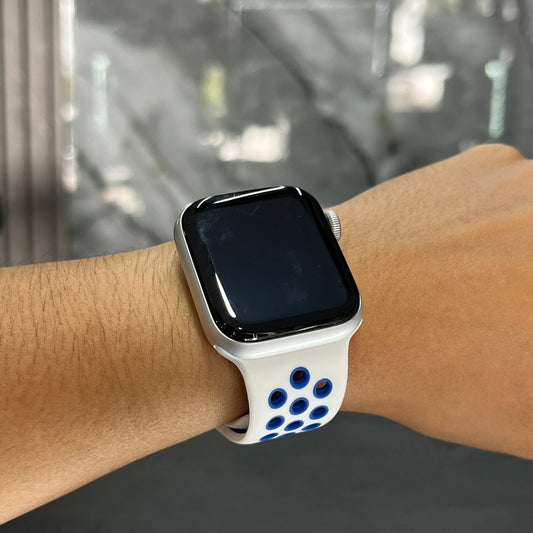 Pulso Nike Blanco con Azul