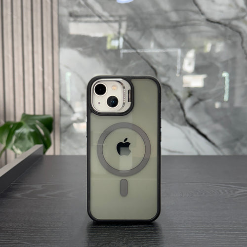 Case MagSafe Polarizado Soporte Gris