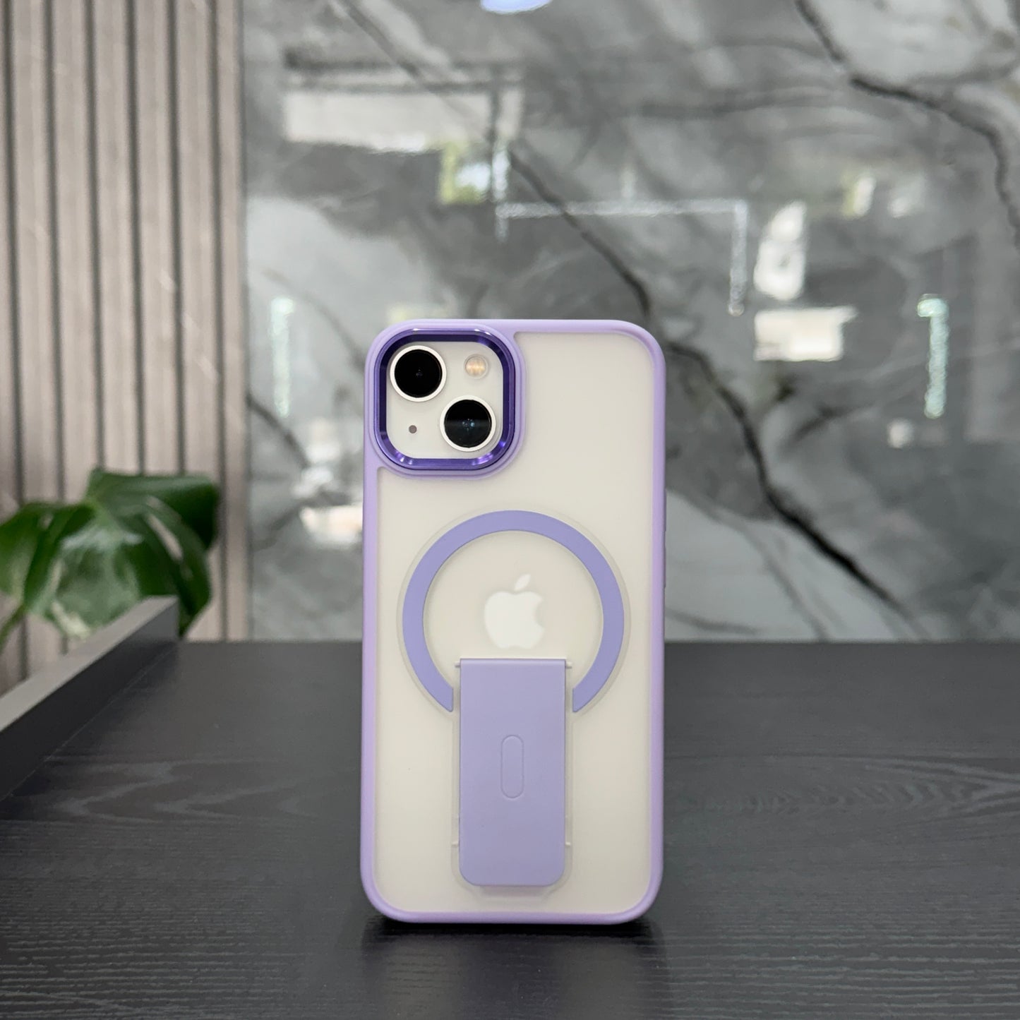 Case MagSafe Con Soporte New Lila