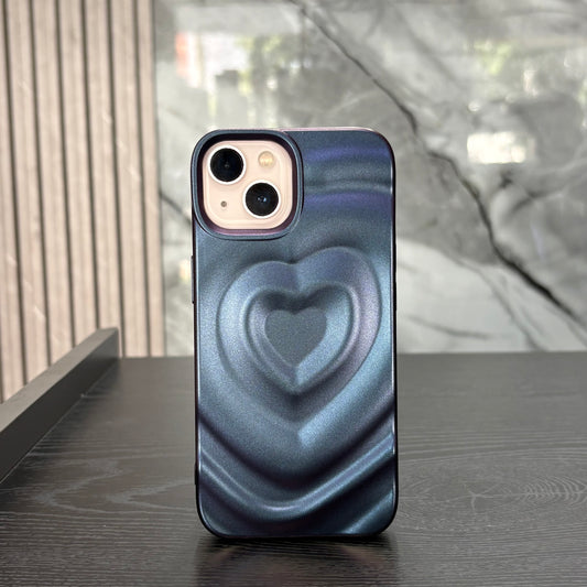 Case Corazon Azul Relieve