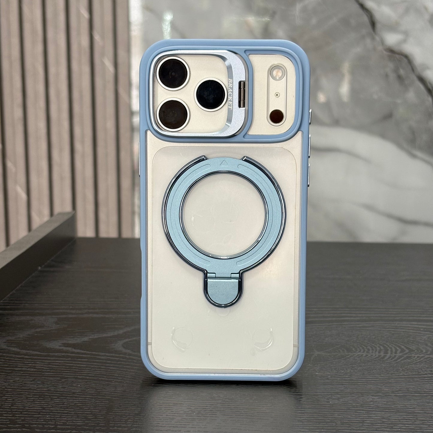 Case MagSafe Doble Soporte Azul