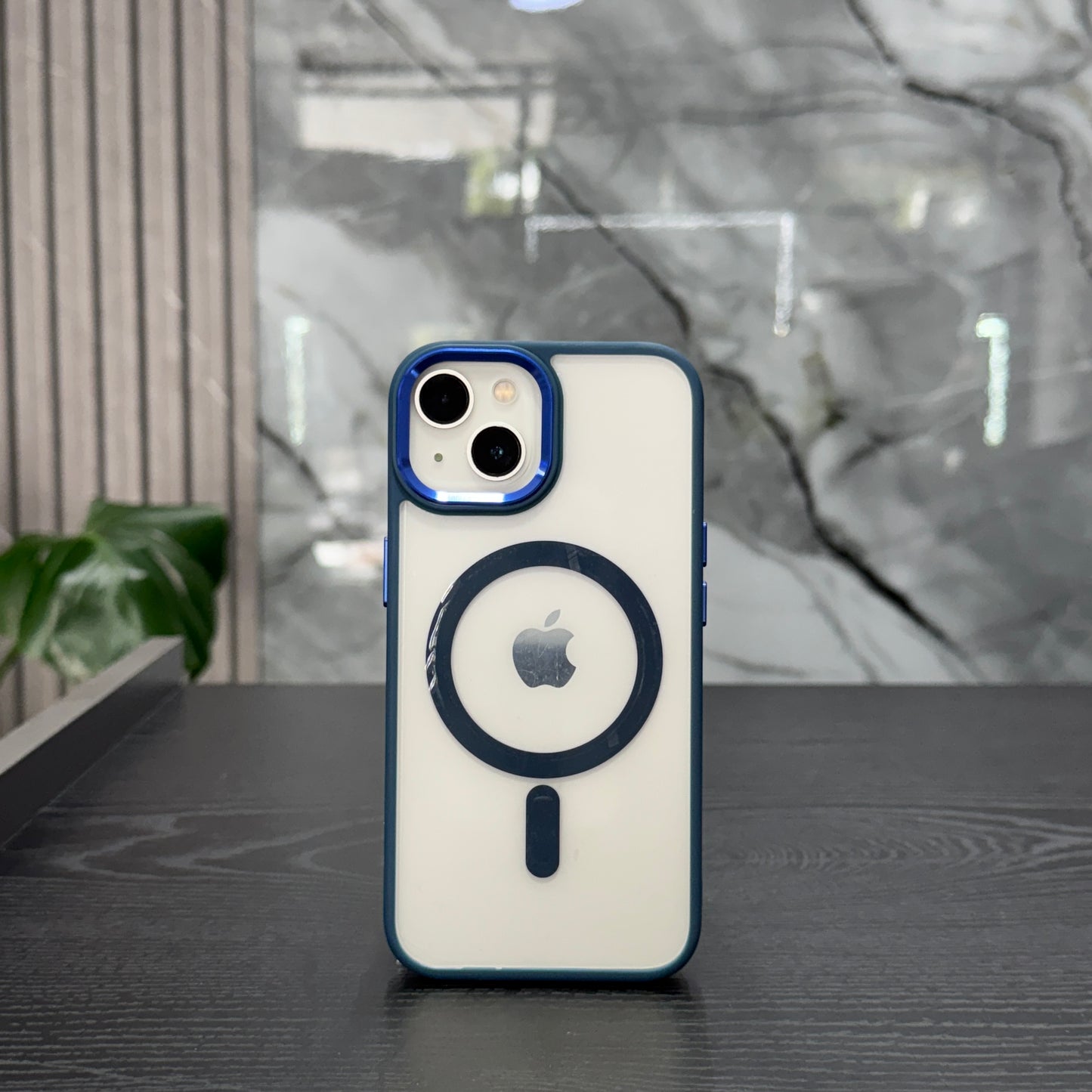 Case MagSafe Lujo Azul