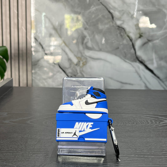 Case Air Jordan 1 Azul/Blanco