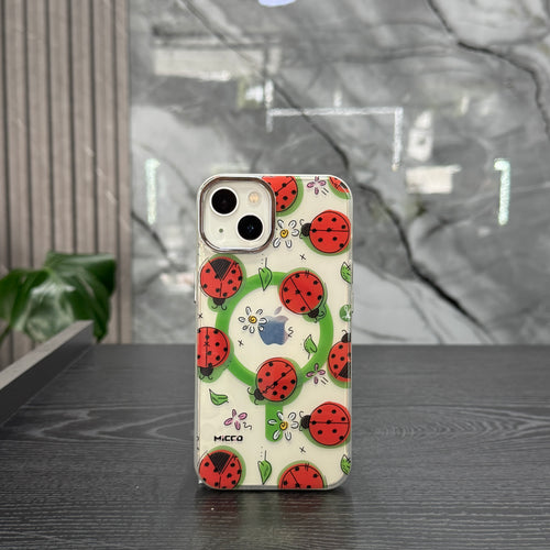 Case MagSafe Flowers Mariquitas