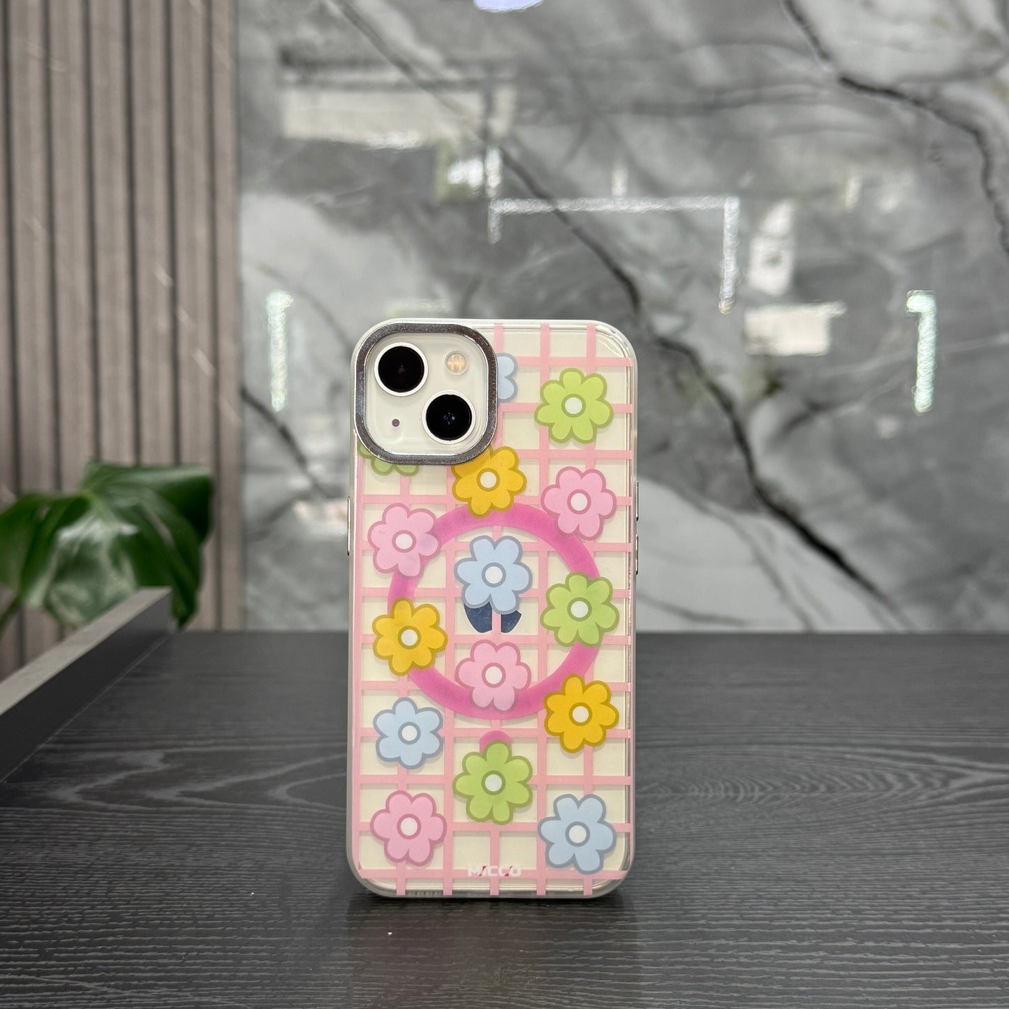 Case MagSafe Flowers Cuadros Rosas