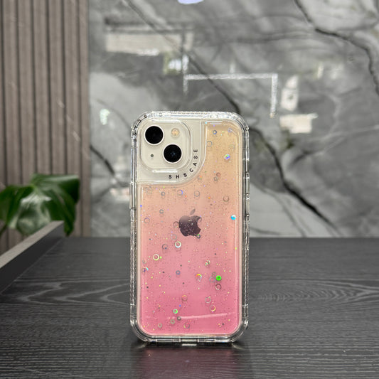 Case 360 Glitter Amarillo Rosado