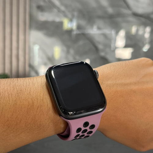 Pulso Nike Morado con Negro