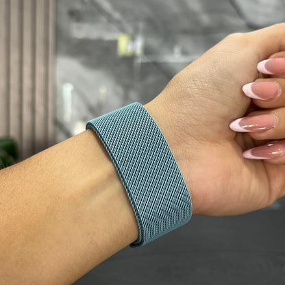 Pulso Metálico Azul Claro