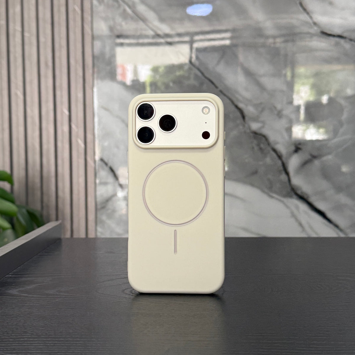 Case Magsafe Goma Gris