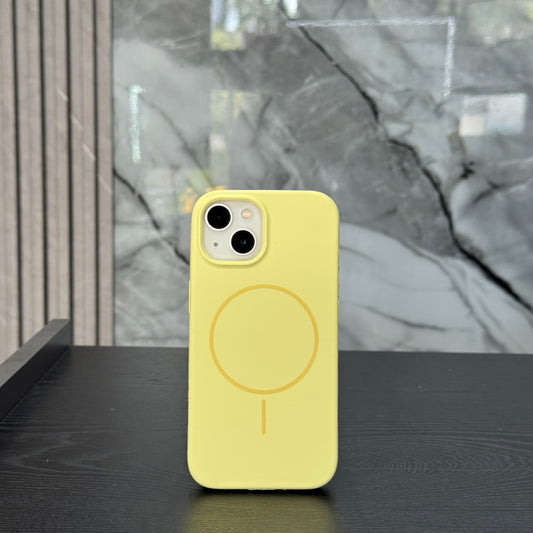 Case Silicone MagSafe Amarillo