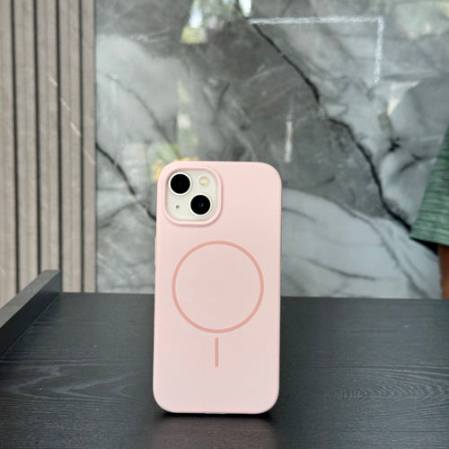 Case Silicone MagSafe Rosado