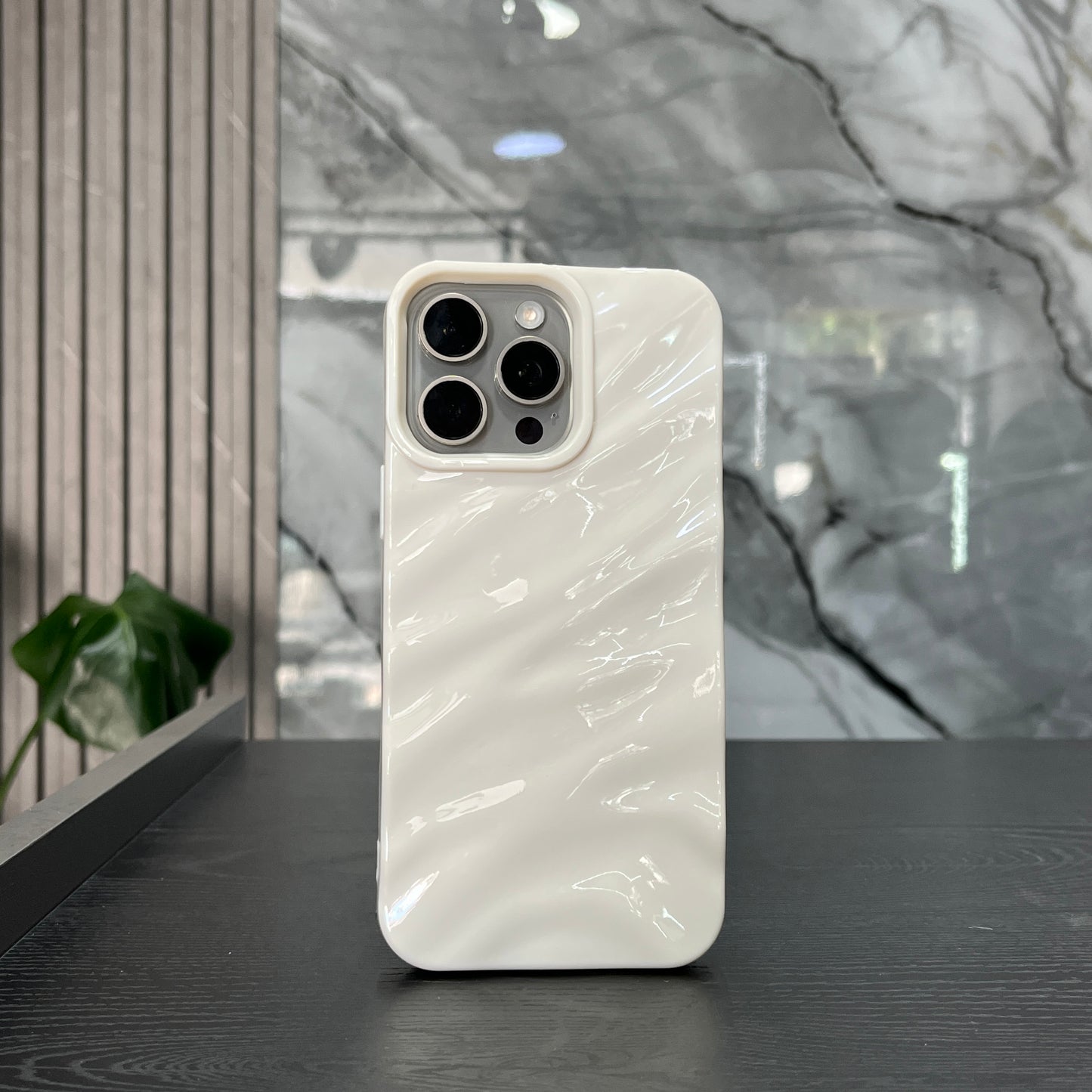 Case Wave Blanco Hueso