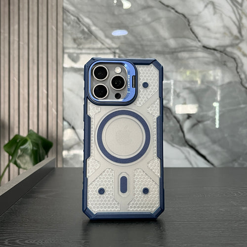 Case MagSafe Armadura Azul