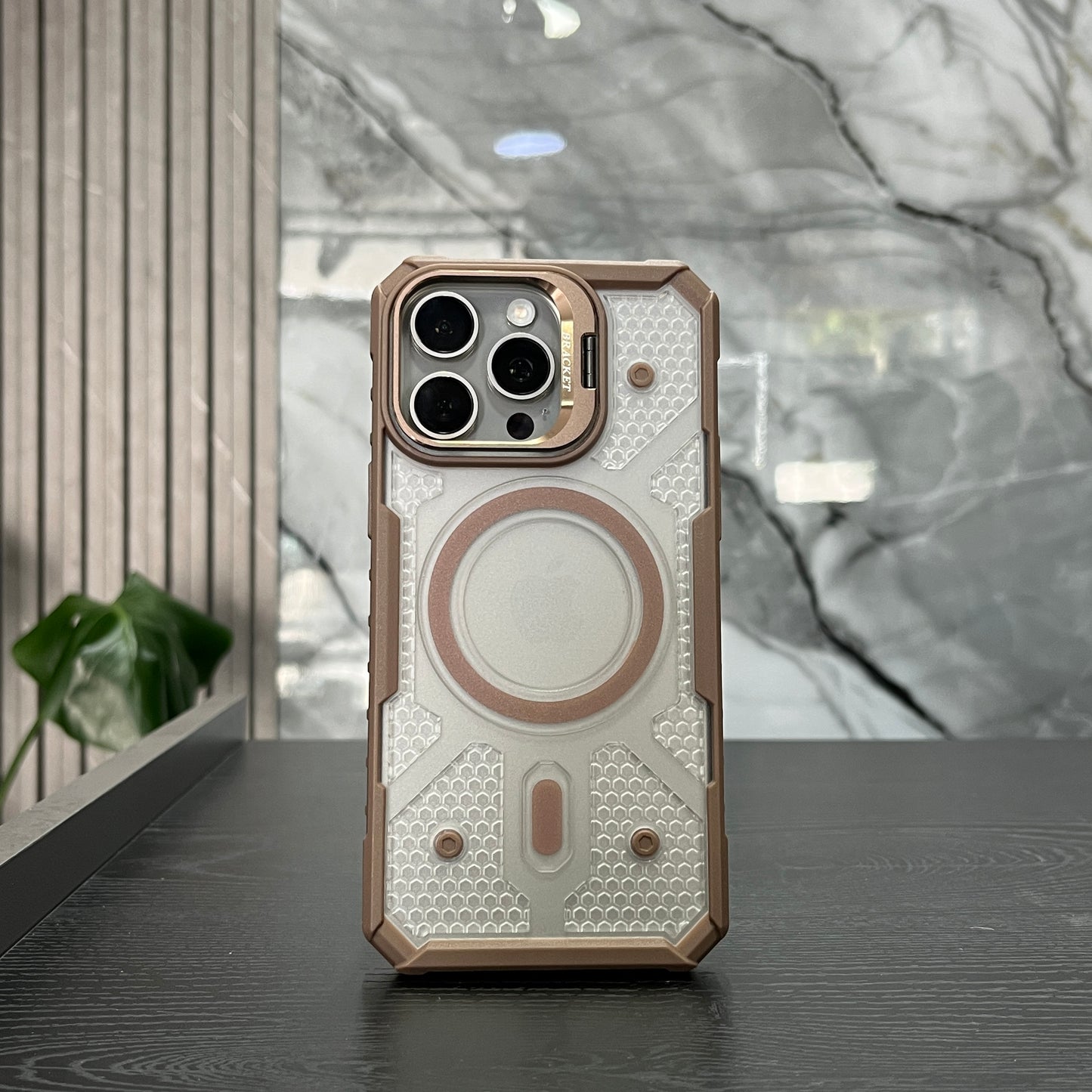 Case MagSafe Armadura Cafe