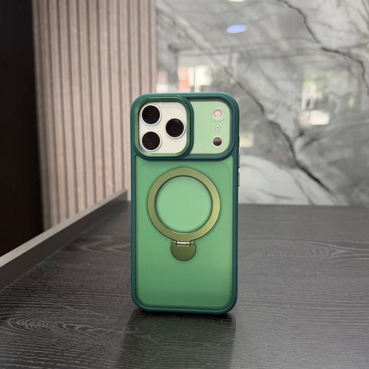 Case Magsafe Matte Soporte Verde